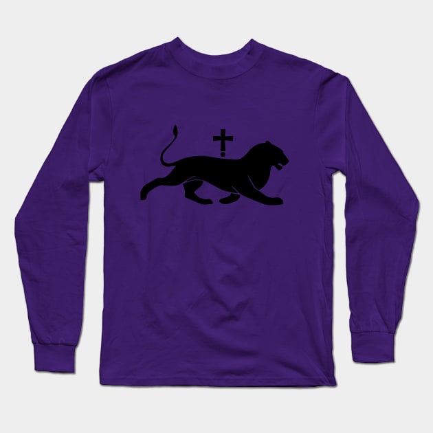 Bagratuni black lion Long Sleeve T-Shirt by armeniapedia